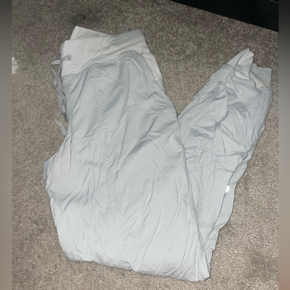 White Lululemon Joggers